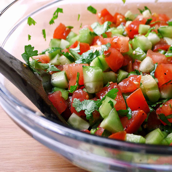 Healthy Eating Ho Chi Minh - Tomato & Cucumber Salad